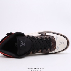 路易威登Louis Vuitton 高帮休闲百搭时装板鞋 (38)