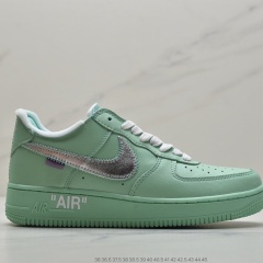 OffWhite x Nike Air Force 1'07MCA Blue Chicago空军一号 (16)