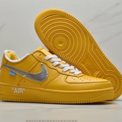 OffWhite x Nike Air Force 1'07MCA Blue Chicago空军一号 (27)