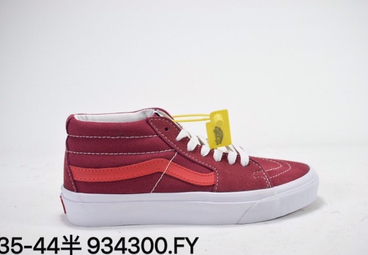 万斯 Vans SK8-MId 高帮系带 硫化底  情侣款休闲滑板鞋  934300