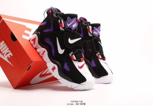 Nike 耐克Air Barrage Mid QS 皮蓬 复古气垫篮球鞋 (64)