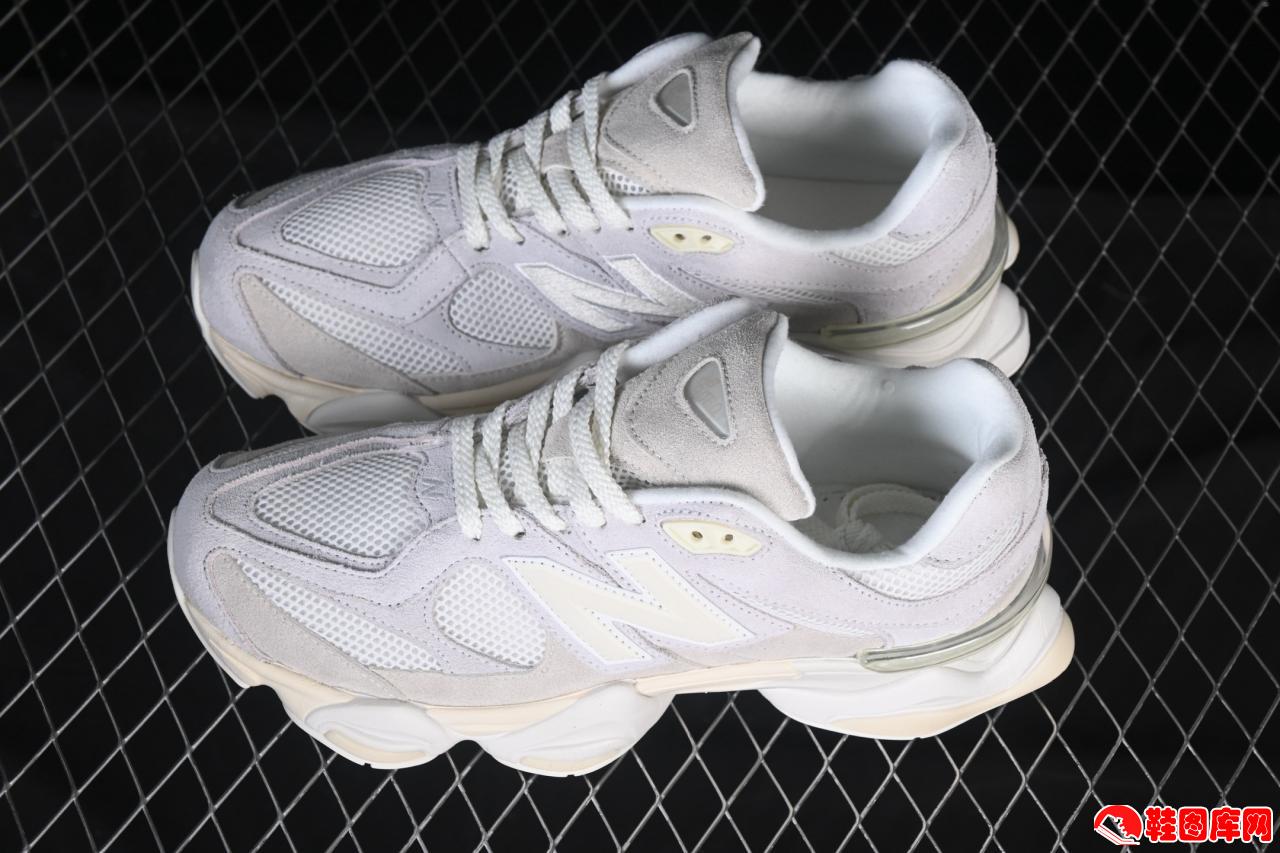 New Balance NB9060复古慢跑鞋 粉橘空间双格鞋面 ABZORB避震 夏日怀旧休闲运动鞋