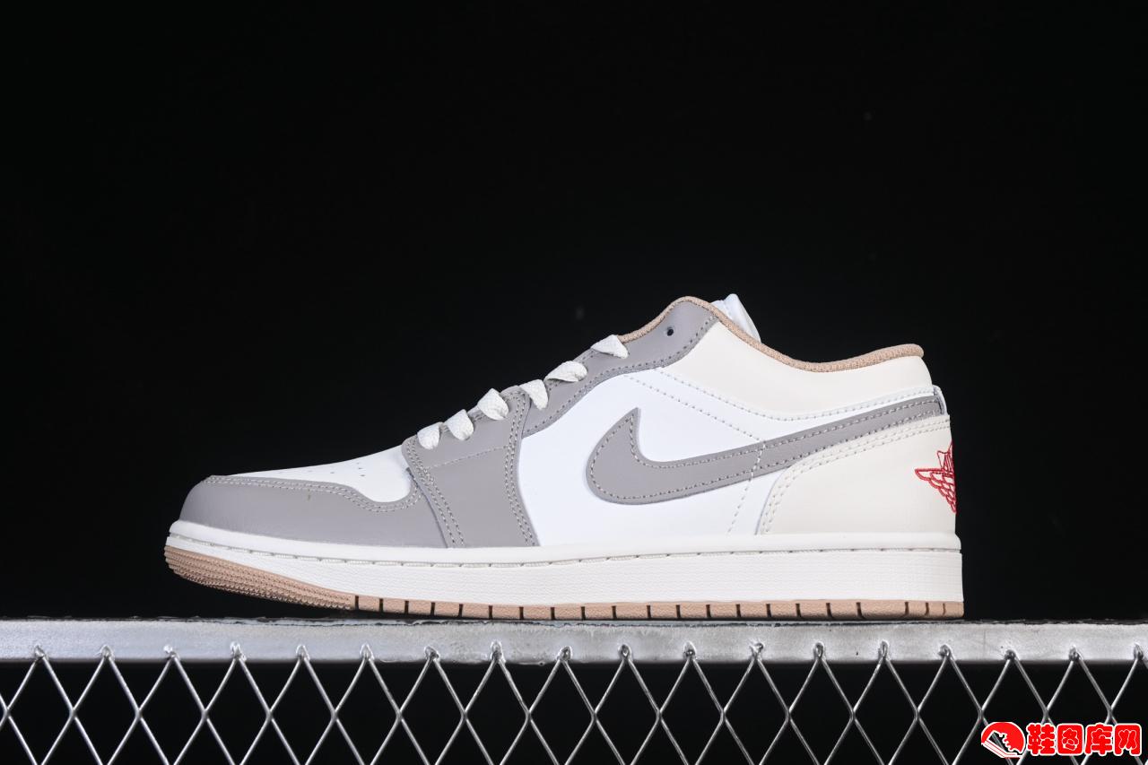 Air Jordan 1 Low米灰复古篮球鞋 原鞋开发大厂品质 内嵌Air缓震 公司货级细节鉴赏