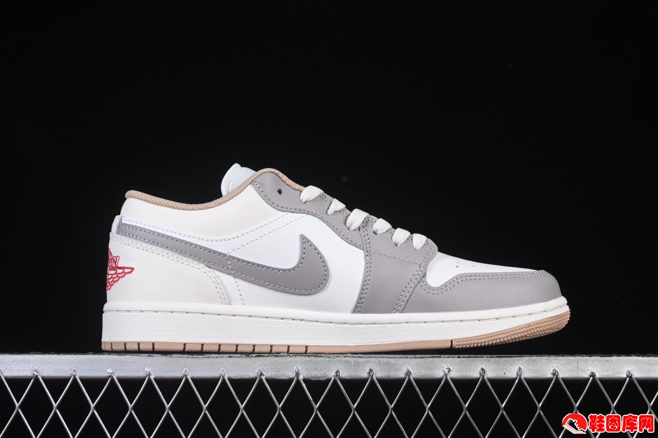 Air Jordan 1 Low米灰复古篮球鞋 原鞋开发大厂品质 内嵌Air缓震 公司货级细节鉴赏