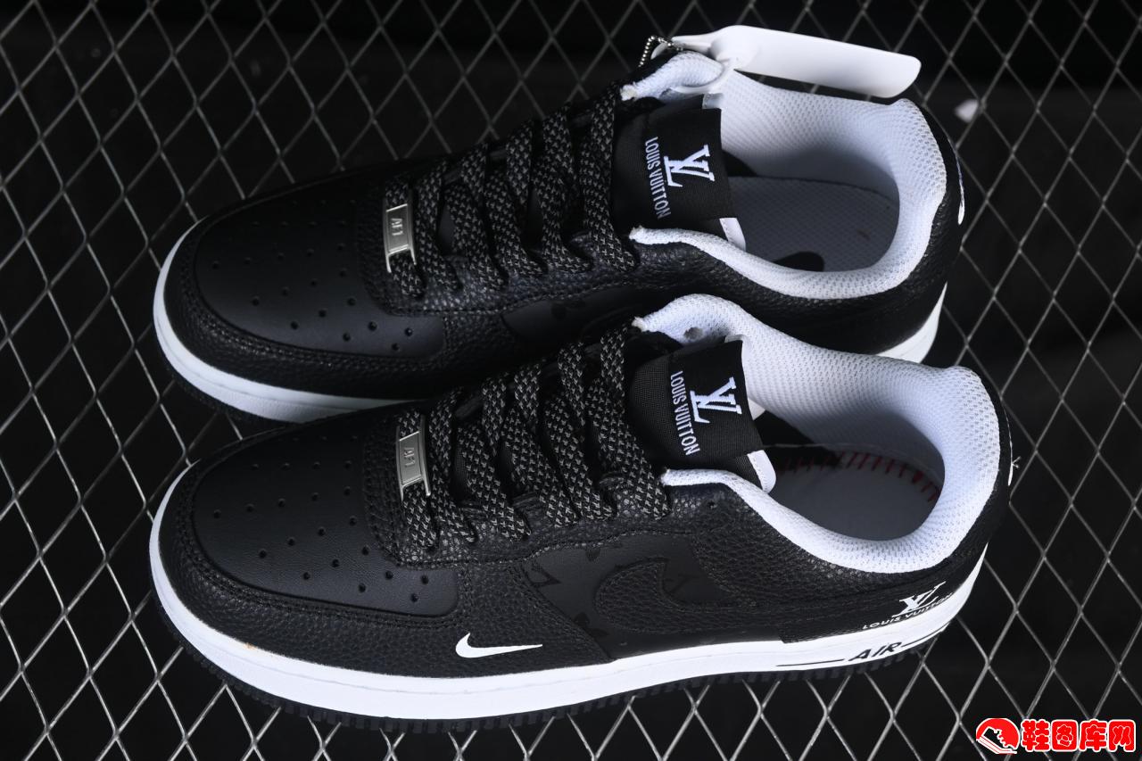 Nike Air Force 1'07 Low LV联名武士黑荔纹版：奢华重塑经典空军一号板鞋