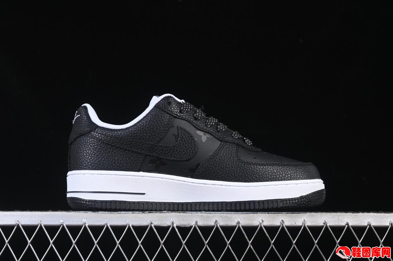 Nike Air Force 1'07 Low LV联名武士黑荔纹版：奢华重塑经典空军一号板鞋
