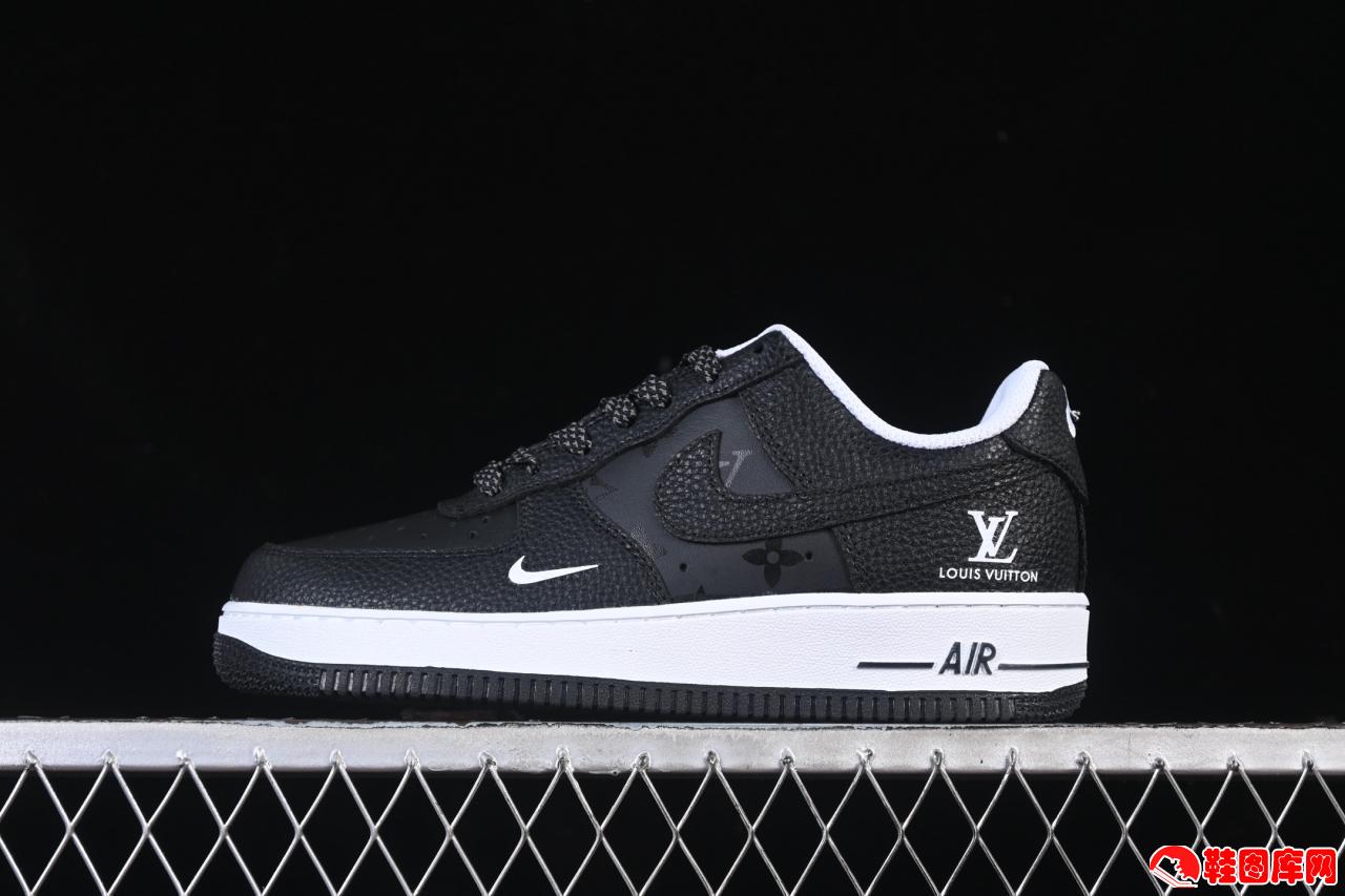 Nike Air Force 1'07 Low LV联名武士黑荔纹版：奢华重塑经典空军一号板鞋