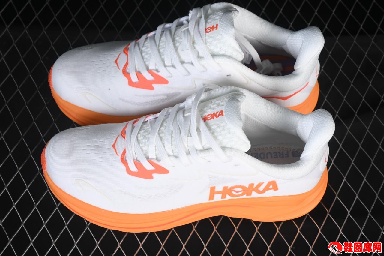 HOKA ONE ONE CLIFTON 10克里夫顿系列轻盈透气针织网面跑鞋 升级泡棉中底缔造平稳流畅脚感