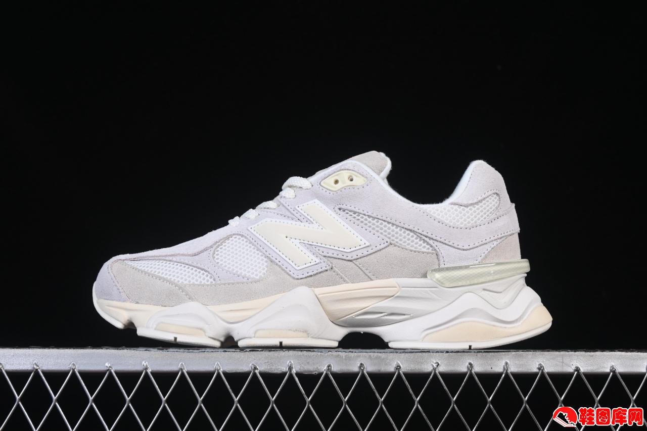 New Balance NB9060复古慢跑鞋 粉橘空间双格鞋面 ABZORB避震 夏日怀旧休闲运动鞋
