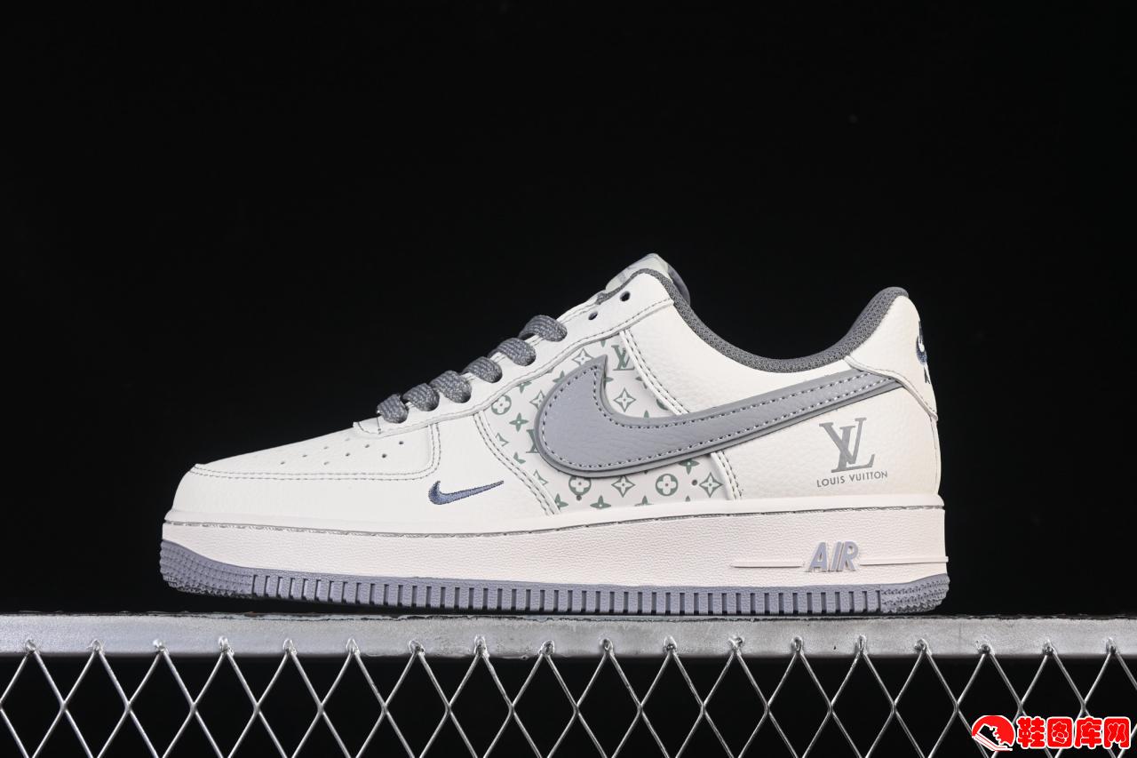 Nike Air Force 1'07 Low LV联名印花米灰勾空军一号低帮板鞋HH7518-079正品原盒