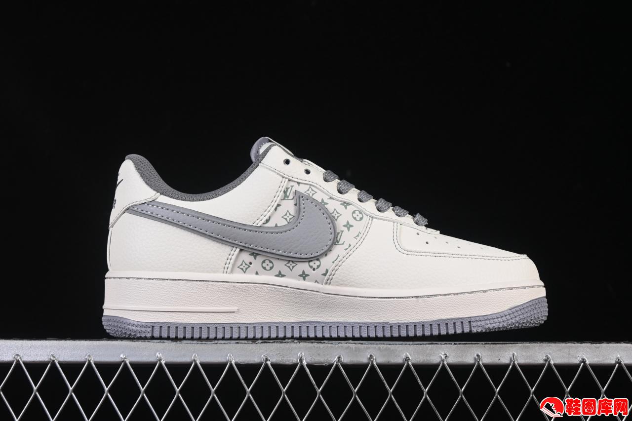 Nike Air Force 1'07 Low LV联名印花米灰勾空军一号低帮板鞋HH7518-079正品原盒