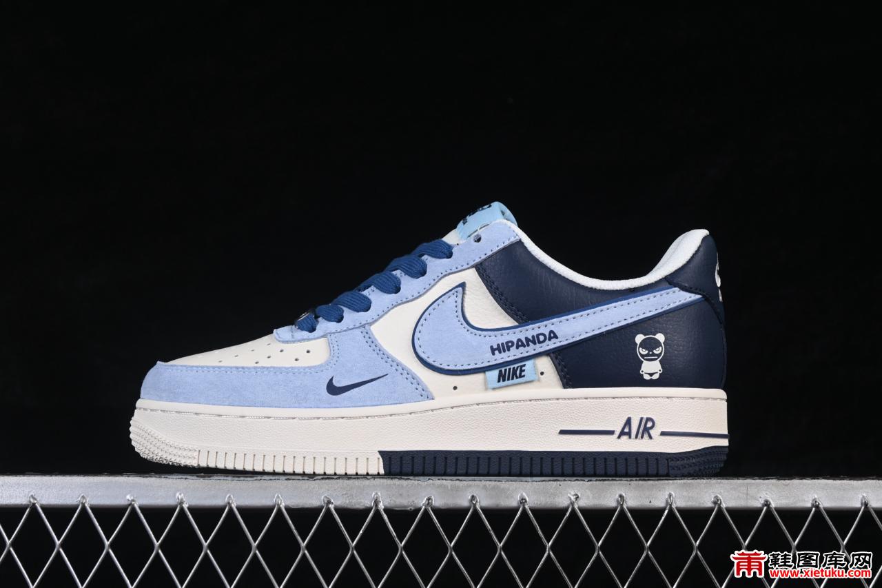 Nike Air Force 1 暴力熊联名款深度解析：北卡蓝双钩设计与收藏级工艺全指南