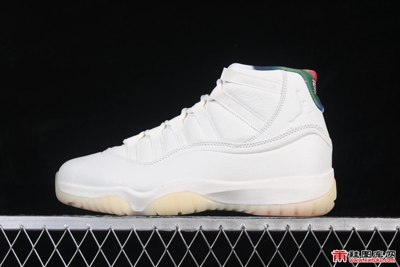 Air Jordan 11 “285”三十周年纪念款深度解析：白色荔枝皮与奶白水晶底的极致清爽美学