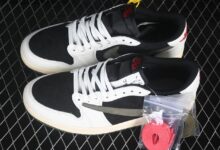 TS x AJ1 Low OG 新配色曝光！这双倒钩把摩卡色玩透了 DZ4137-106 全头层尺码全