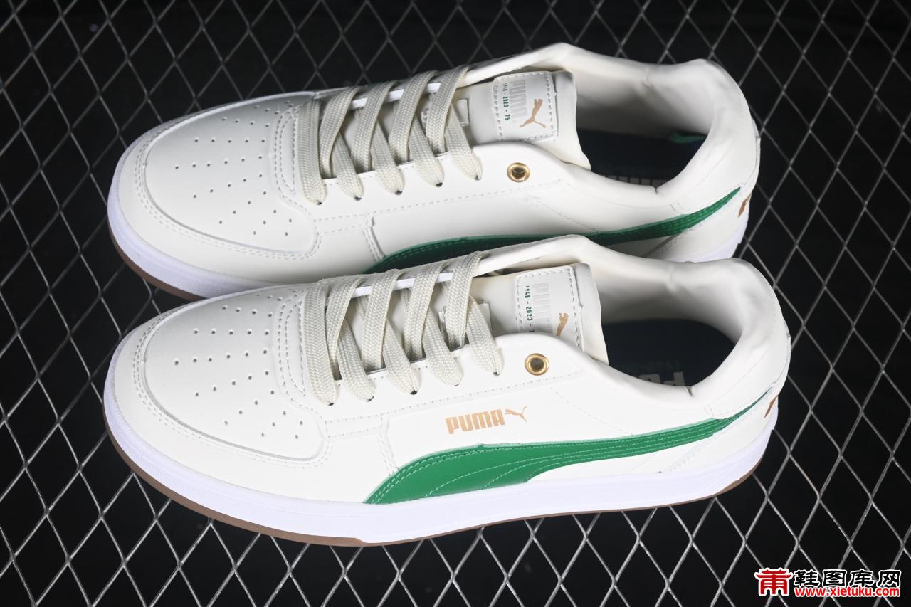 Puma Caven 2.0 低帮校园小白鞋 394666-02 复古皮革耐磨百搭 学生党通勤都能穿 尺码全