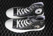 Converse All Star 星际星座灵感印花 高帮休闲帆布鞋 A23870C匡威星座印花高帮帆布鞋