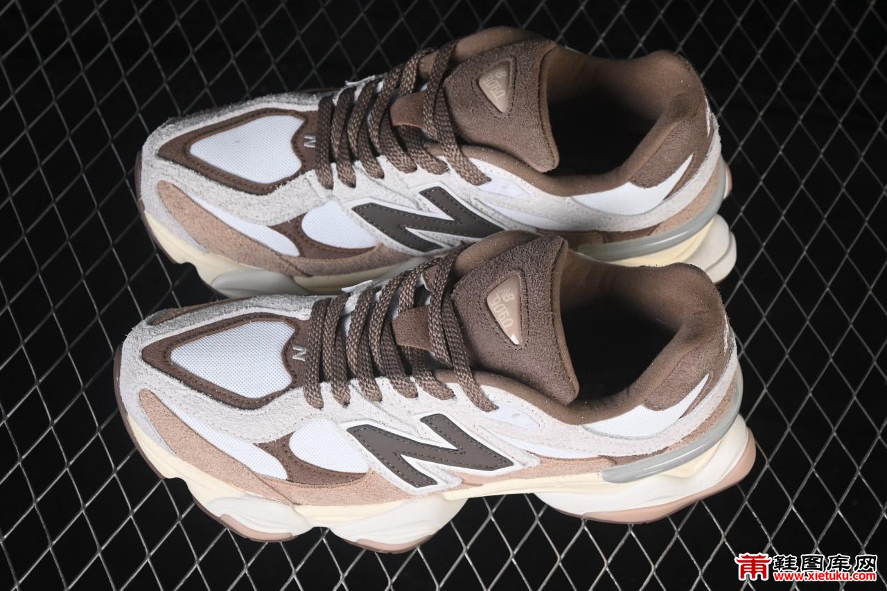 New Balance NB9060 复古休闲运动慢跑鞋 U9060ZCP大面积网眼麂皮材质经典气质ABZORB避震科技